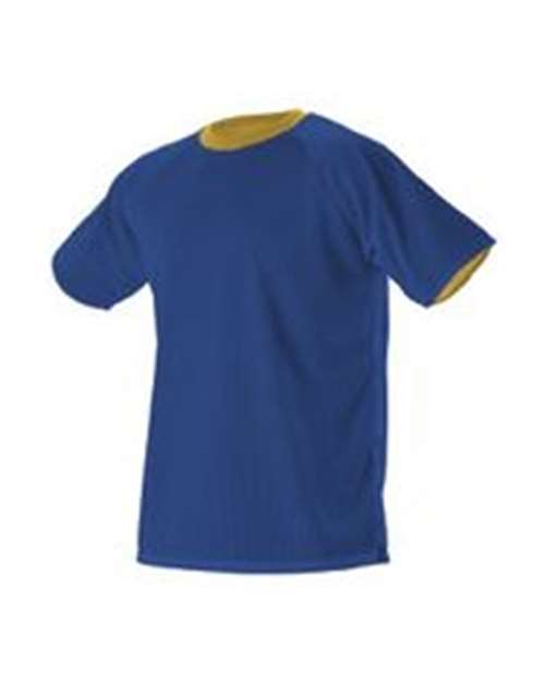 B37785115 Youth Extreme Mesh Reversible Jersey, Royal & Gold - Large