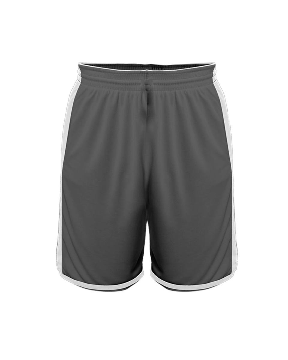 B93685504 Crossover Youth Reversible Shorts, Black & White - Medium