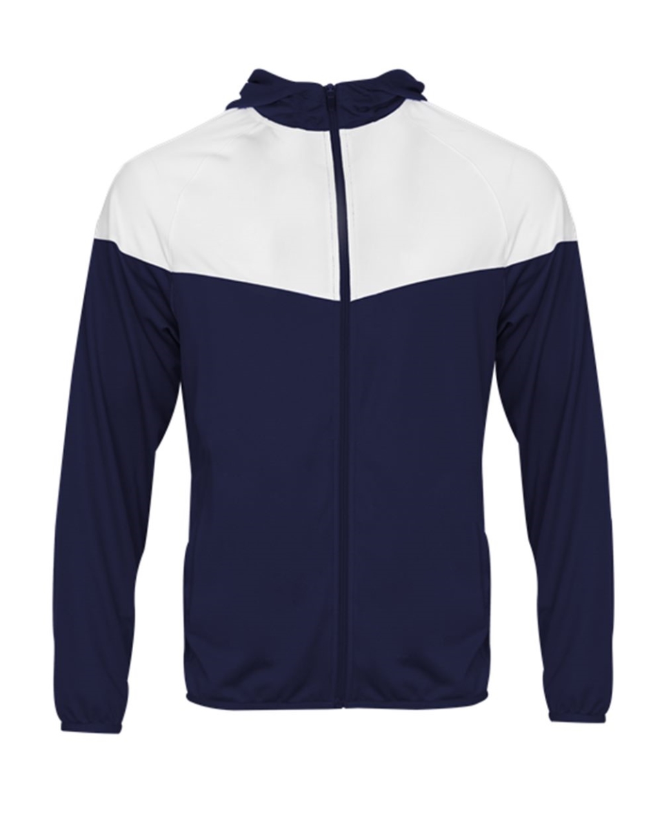 B92585256 Youth Sprint Outer-Core Jacket, Columbia Blue & White - Extra Large