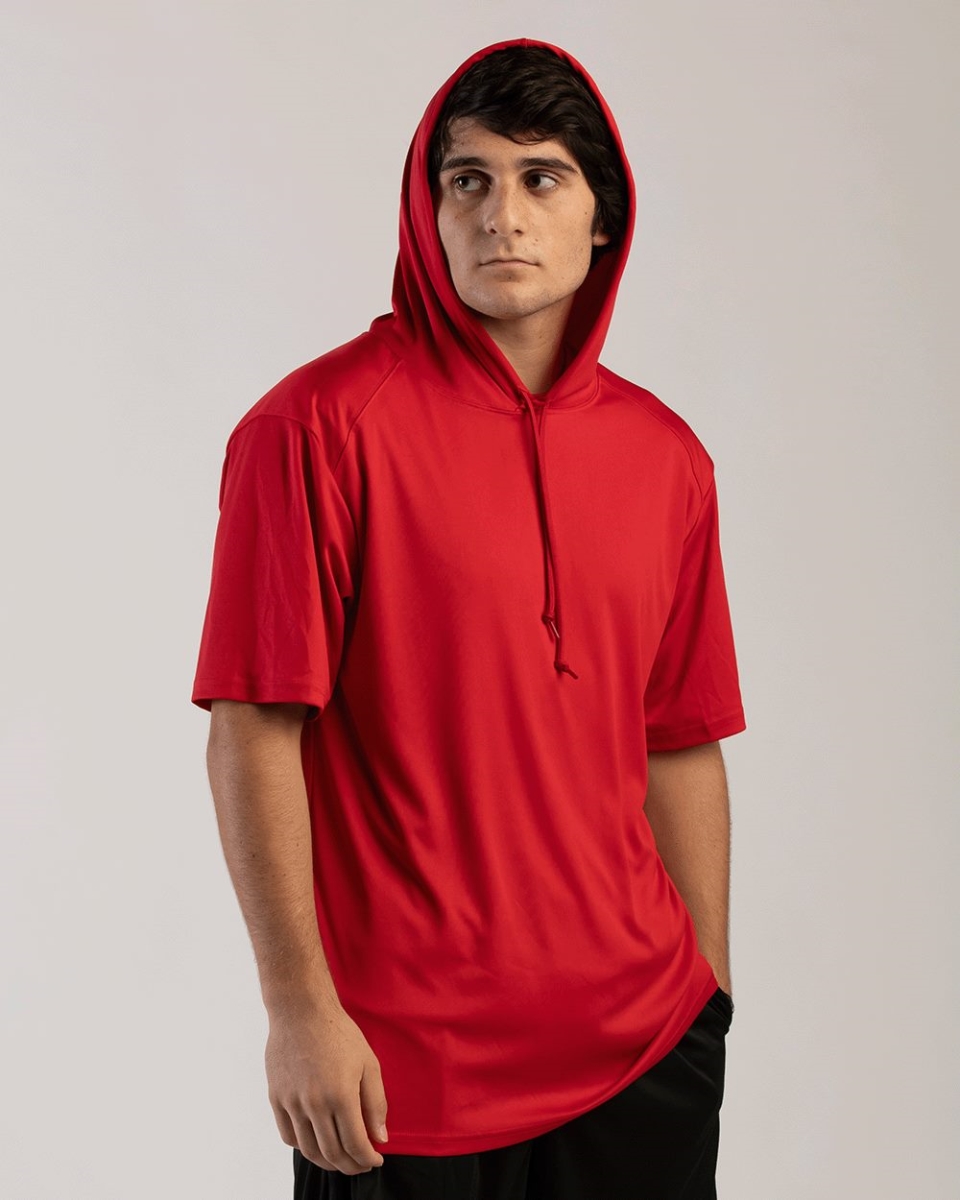 B57085097 B-Core Hooded T-Shirt, Graphite - 2XL
