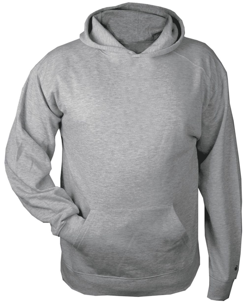 B16885532 Youth Fleece Hooded Sweatshirt, Maroon - Extra Small