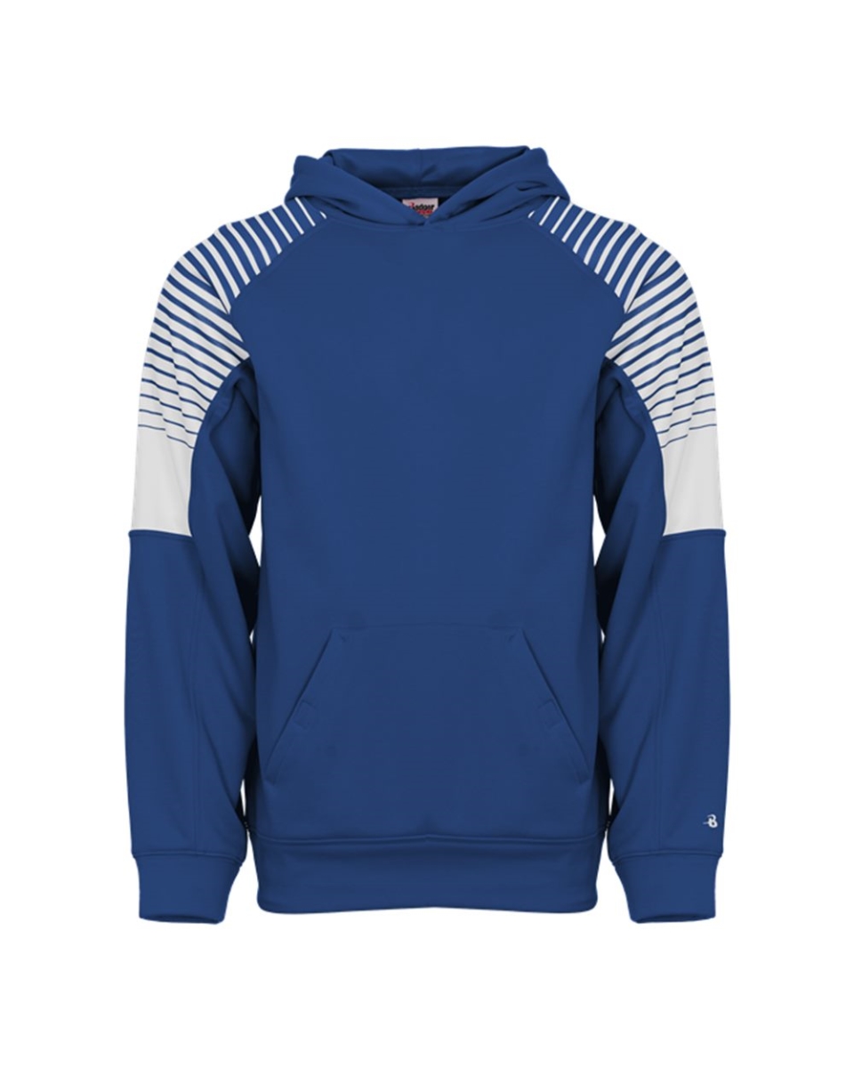 B69685093 Youth Lineup Hooded Sweatshirt, Graphite - Small