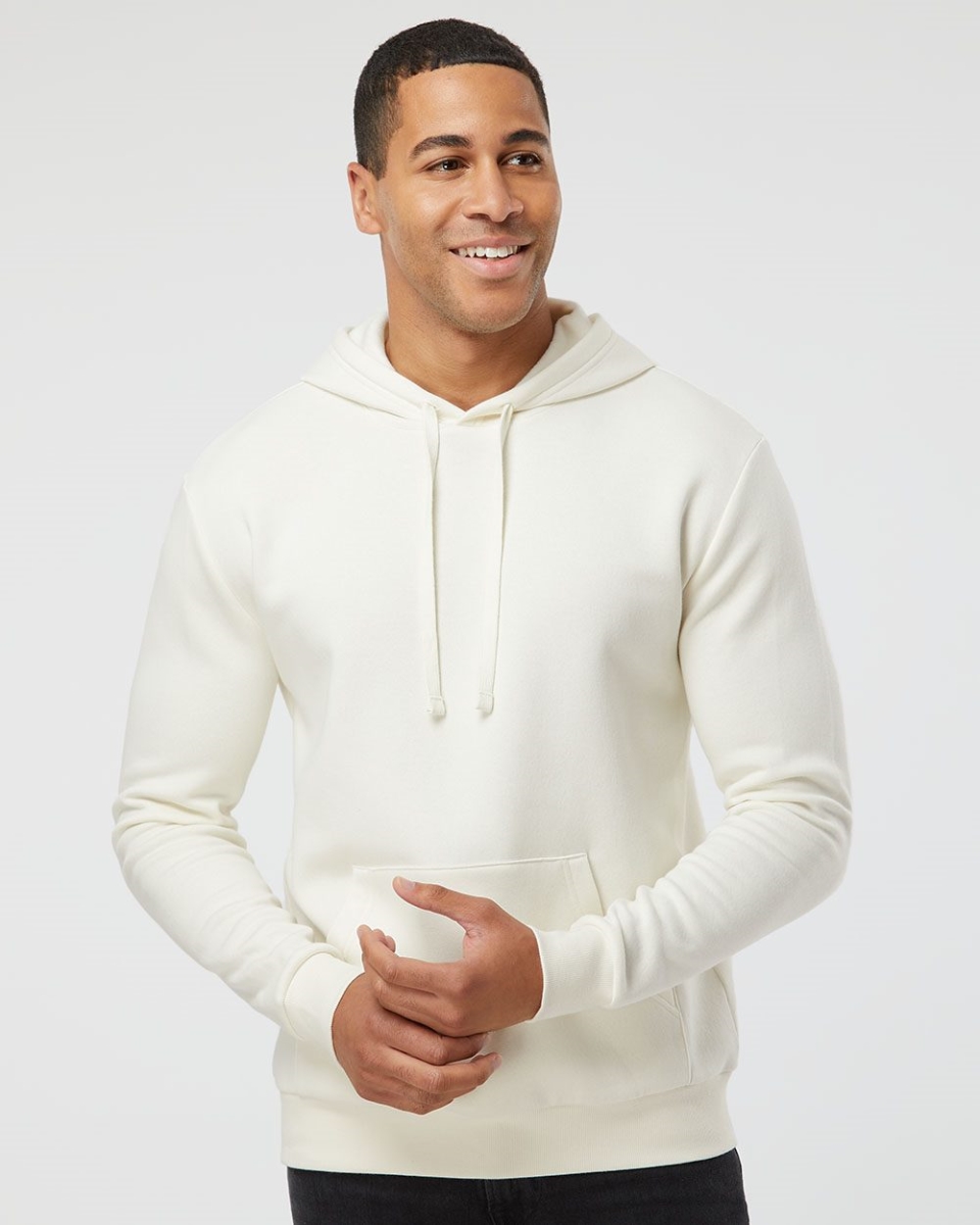 Picture of Alternative B04912554 Men Eco-Cozy Fleece Pullover Hoodie&#44; Cocoa Brown - Medium