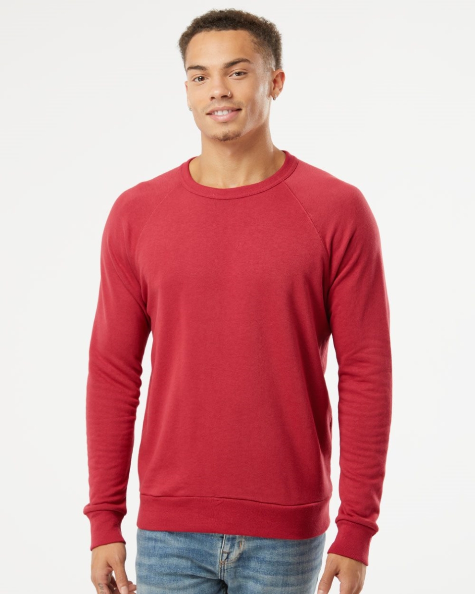 Picture of Alternative B00712795 Champ Lightweight Eco-Washed French Terry Pullover&#44; Royal - Large