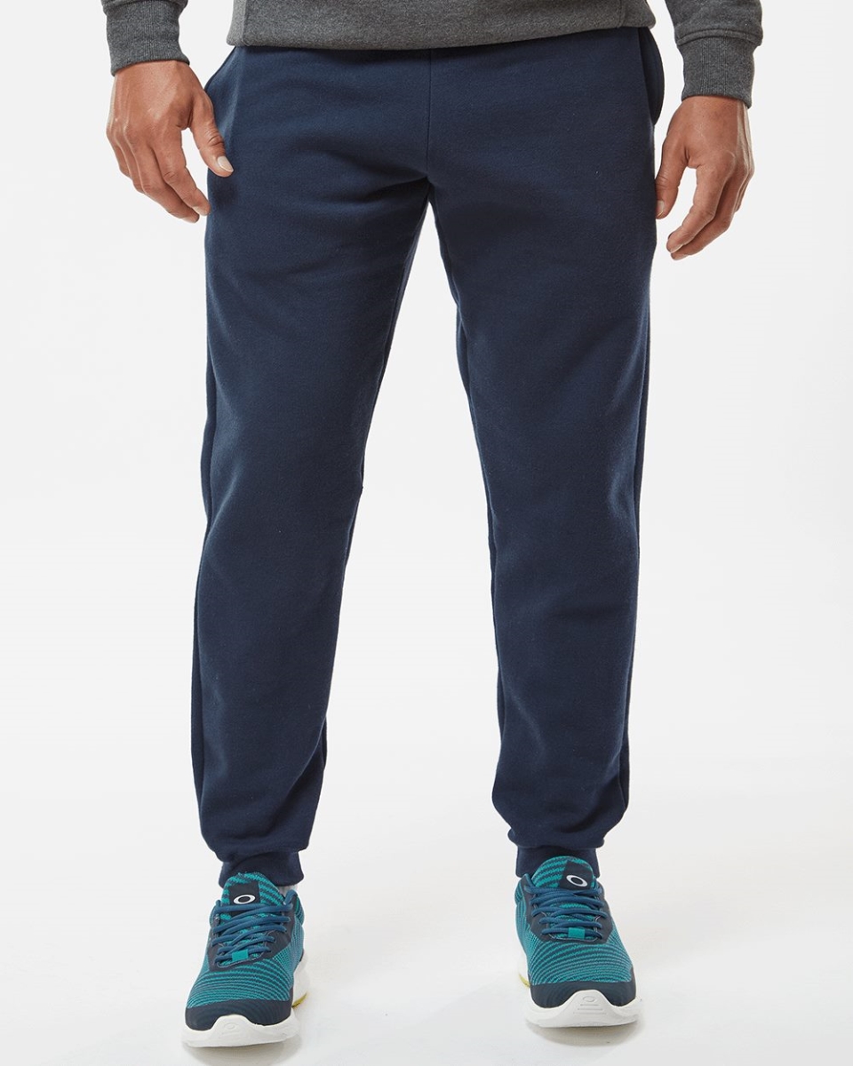 decalr B86385702 Sport Athletic Fleece Joggers, Red - Extra Small