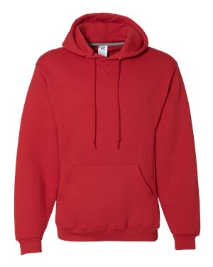 Dri Power Hooded Pullover Sweatshirt, True Red - 3XL
