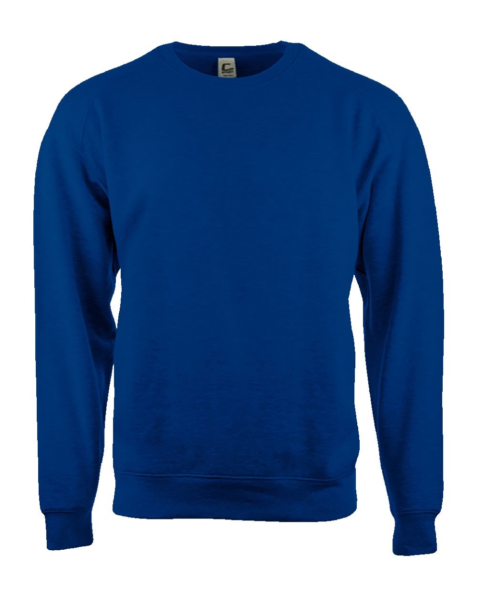 B90985705 Mens Youth Crewneck Sweatshirt, Red - Large