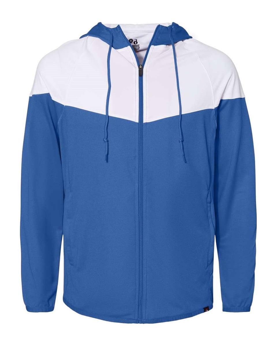 B57985652 Mens Spirit Outer-Core Jacket, Navy & White - Extra Small