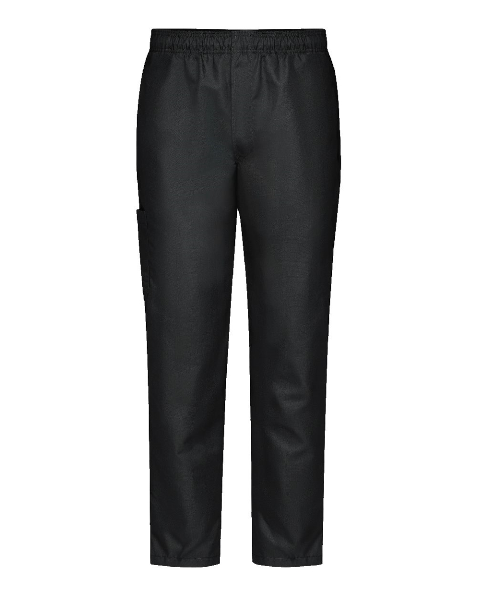 Picture of Chef Designs B36730096 Airflow Chef Pants with Back Panels&#44; Grey & Black Plaid - Extra Large