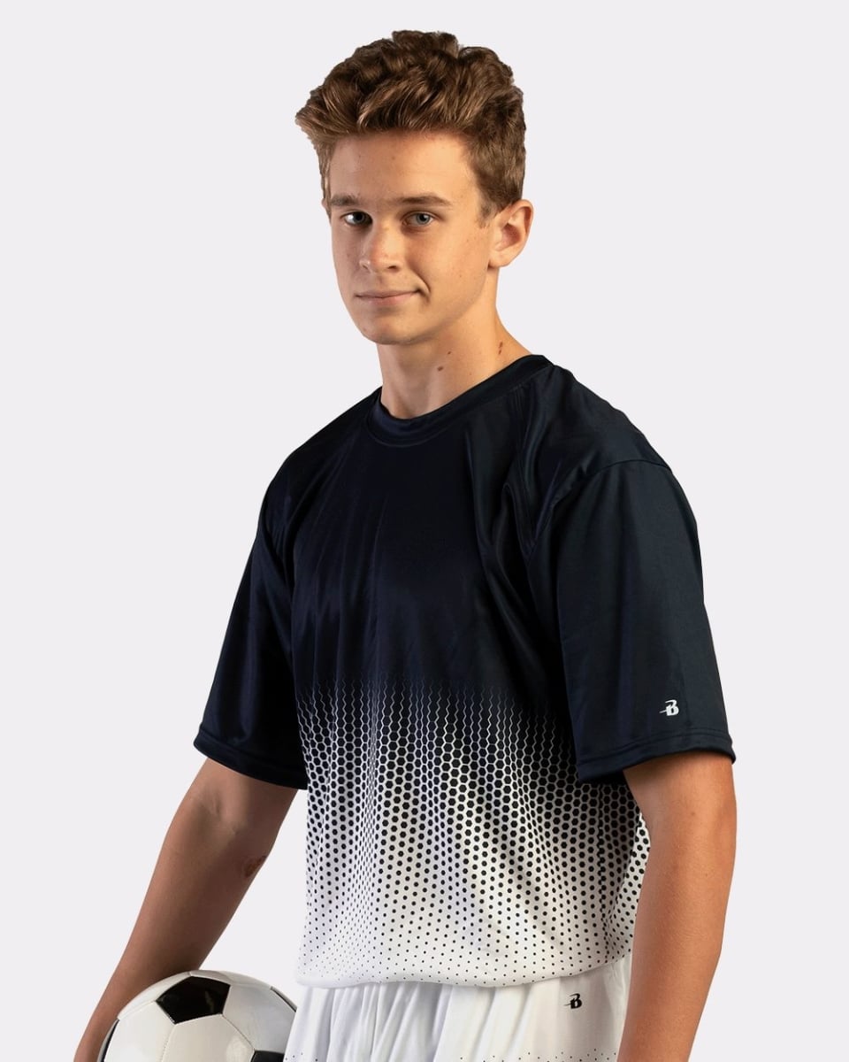 decalr B56085504 Hex 2.0 T-Shirt, Black - Medium