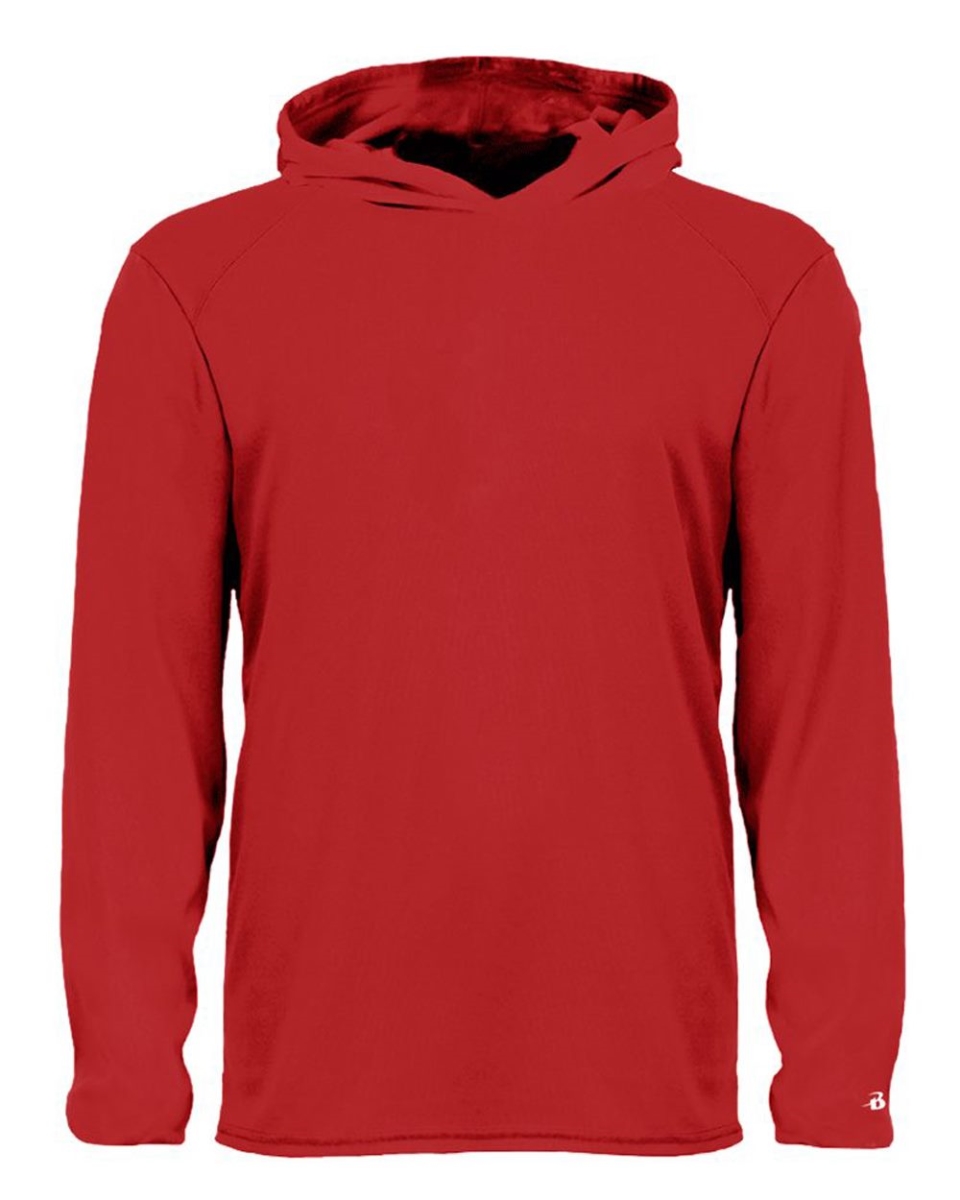 decalr B14585286 Youth B-Core Long Sleeve Hooded T-Shirt, Vegas Gold - Extra Large