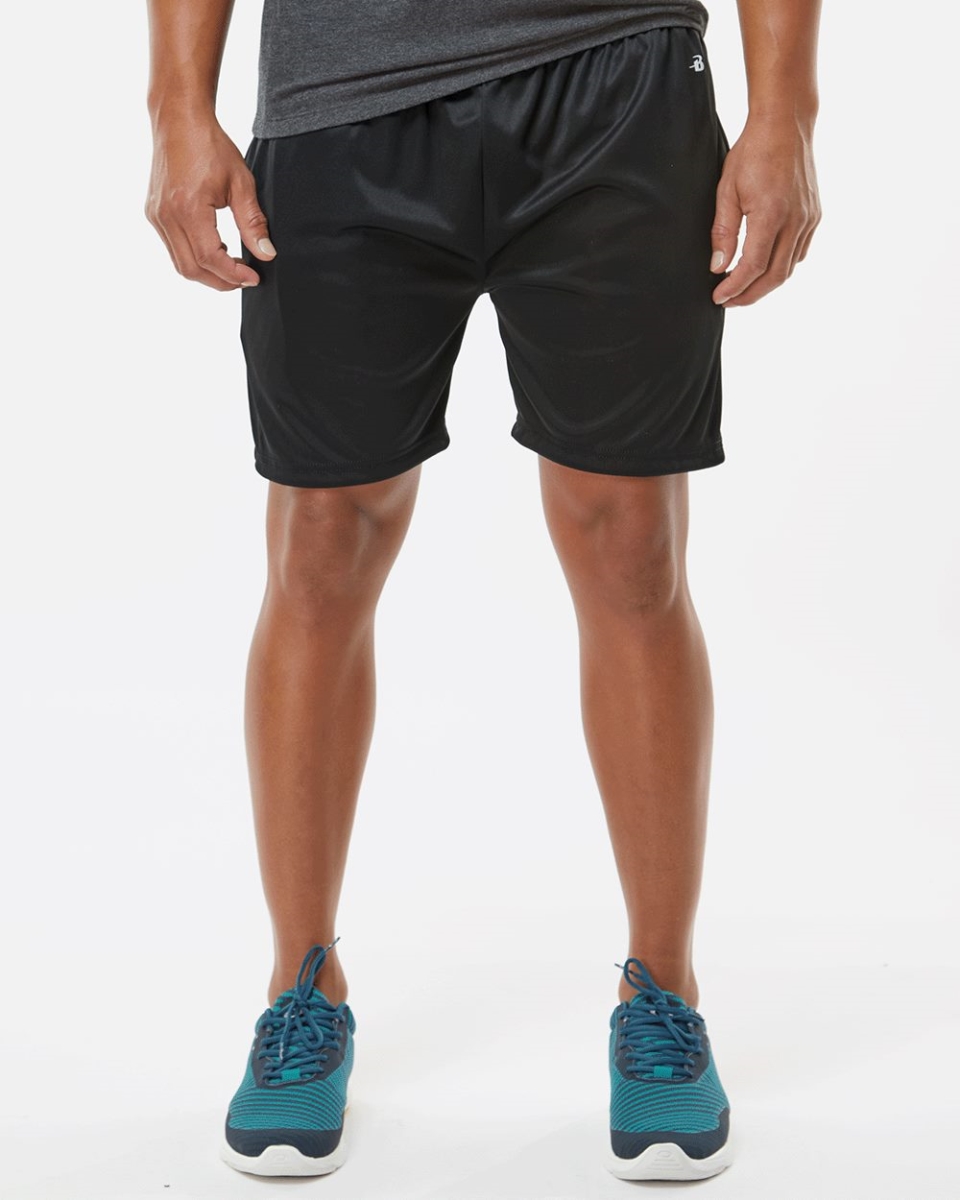 decalr B68685707 B-Core Pocketed Shorts, Red - 2XL - 5 Inseam