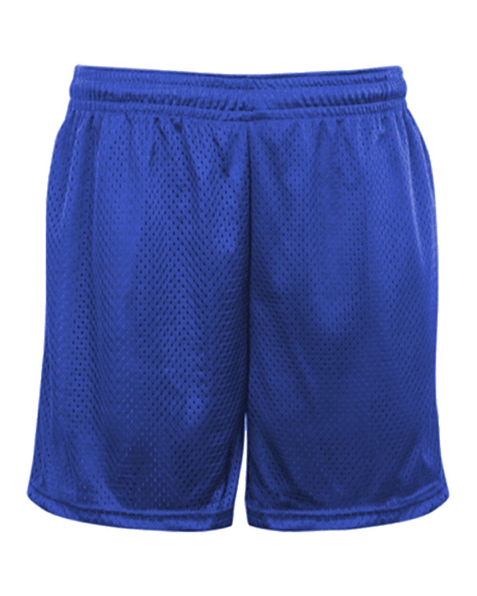 decalr B93585655 Tricot Mesh Shorts, Navy - Large - 5 Inseam