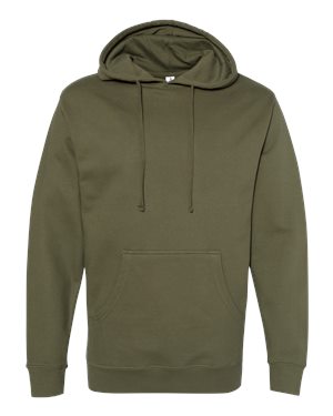 Picture of Independent Trading B23676627 Midweight Hooded Sweatshirt, Army - 2XL