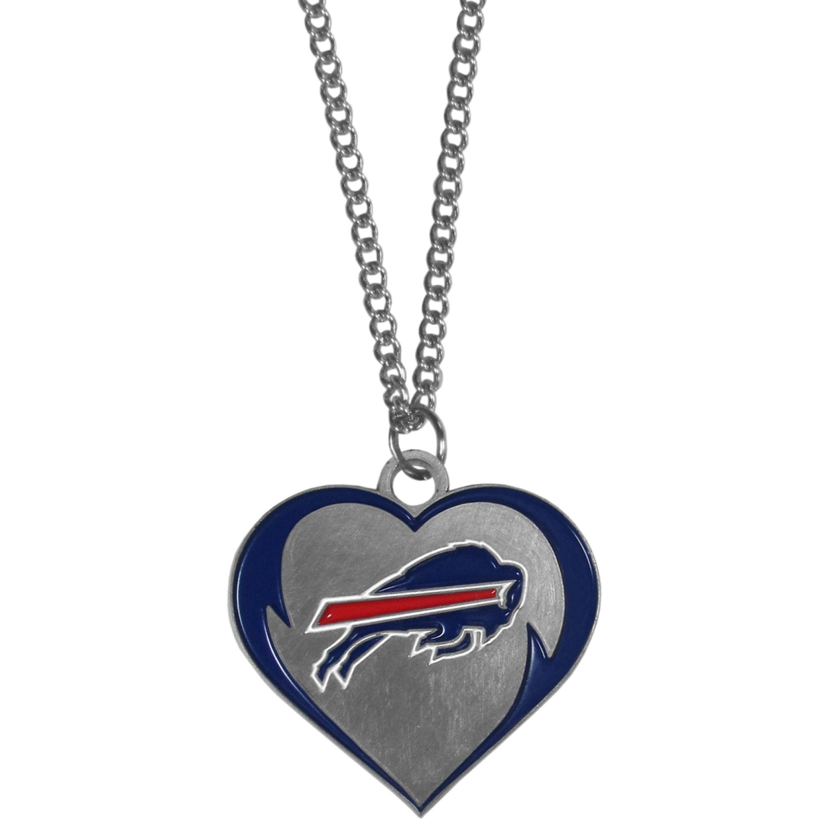 Siskiyou FHN015 Unisex NFL Buffalo Bills Heart Necklaces