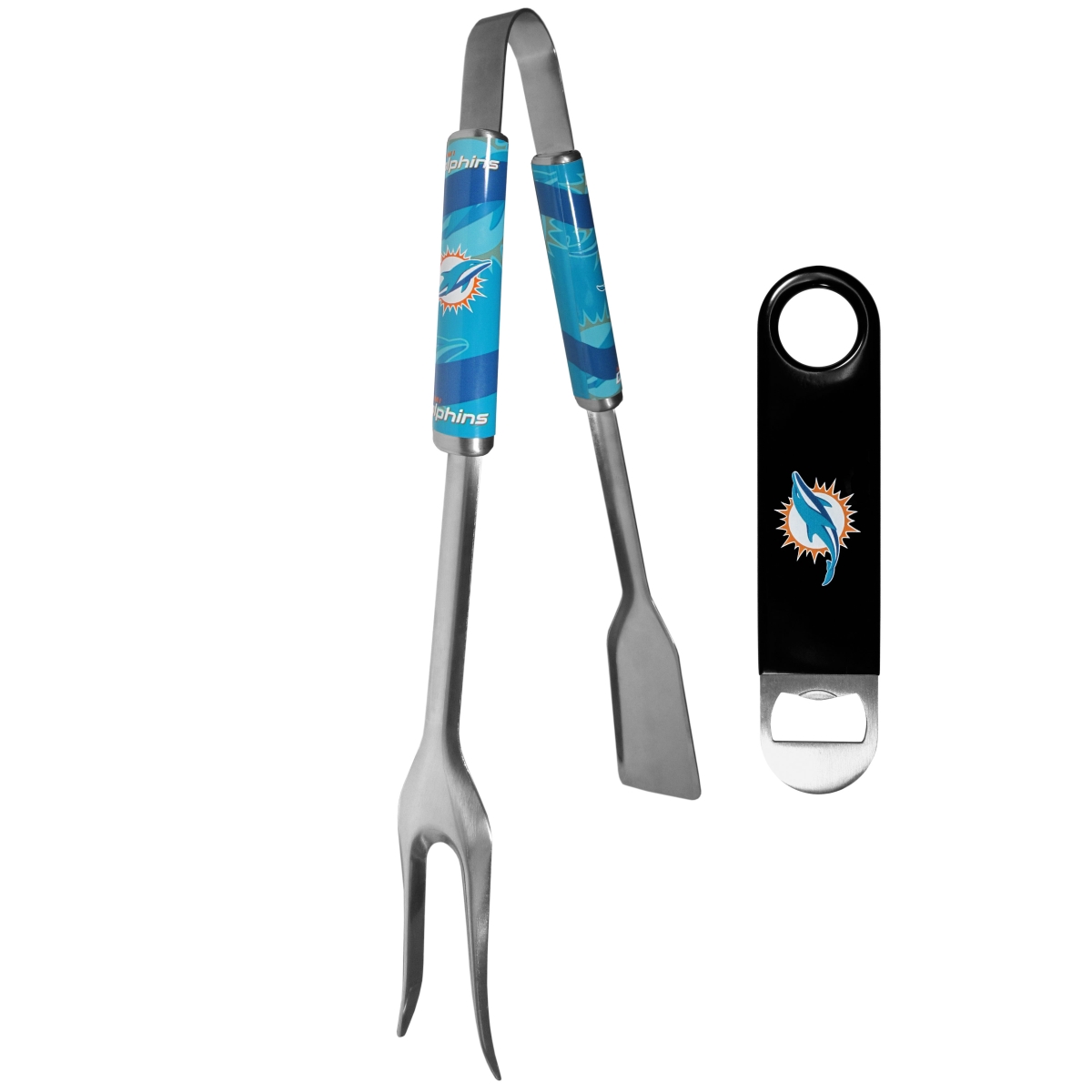 Picture of Siskiyou FBQM060LBO Unisex NFL Miami Dolphins 3-in-1 BBQ Tool & Bottle Opener - One Size