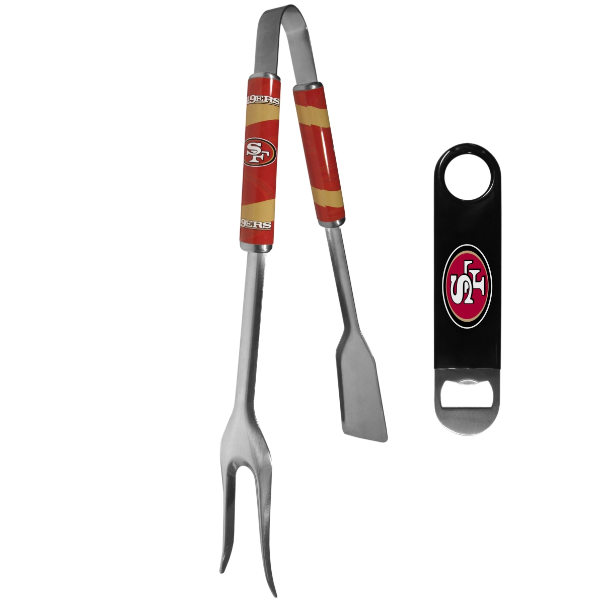 Picture of Siskiyou FBQM075LBO Unisex NFL San Francisco 49ers 3-in-1 BBQ Tool & Bottle Opener - One Size