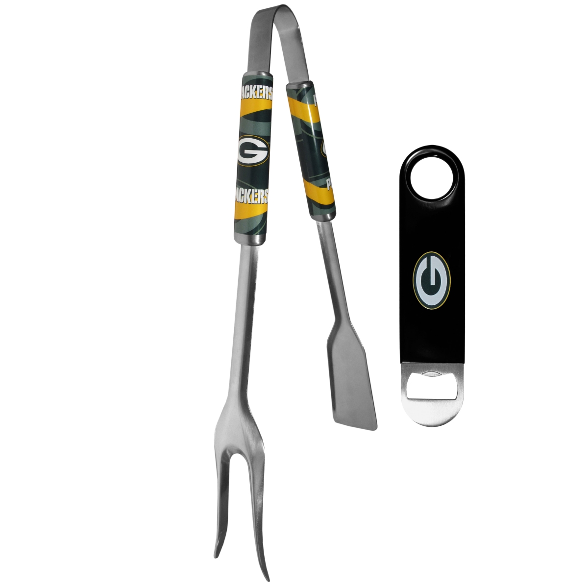 Picture of Siskiyou FBQM115LBO Unisex NFL Green Bay Packers 3-in-1 BBQ Tool & Bottle Opener - One Size