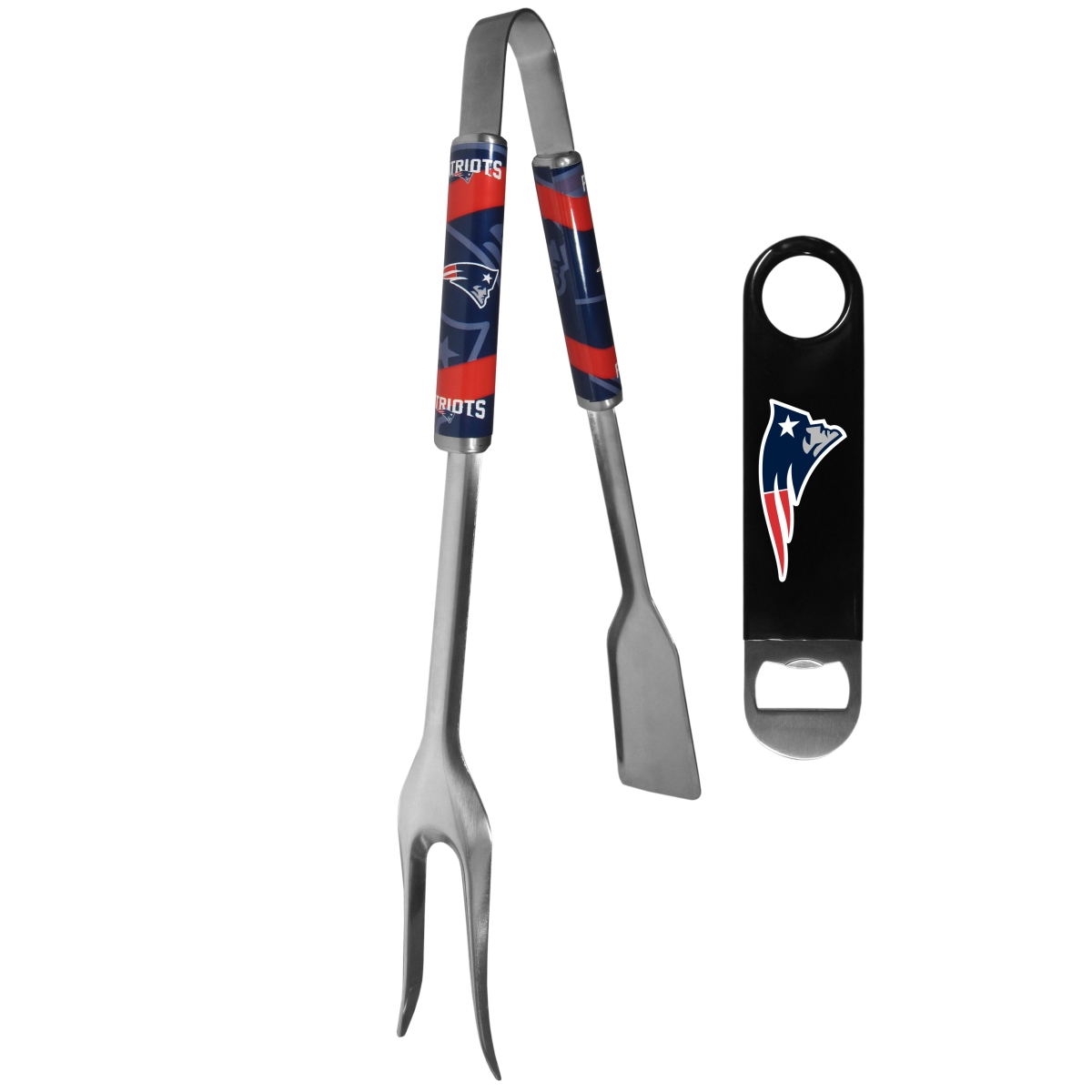 Picture of Siskiyou FBQM120LBO Unisex NFL New England Patriots 3-in-1 BBQ Tool & Bottle Opener - One Size