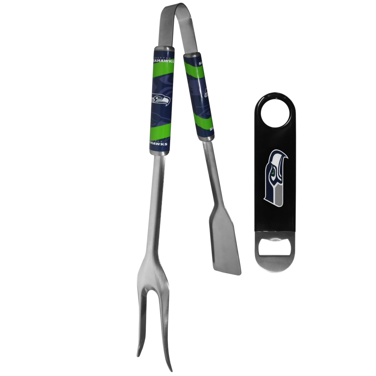 Picture of Siskiyou FBQM155LBO Unisex NFL Seattle Seahawks 3-in-1 BBQ Tool & Bottle Opener - One Size