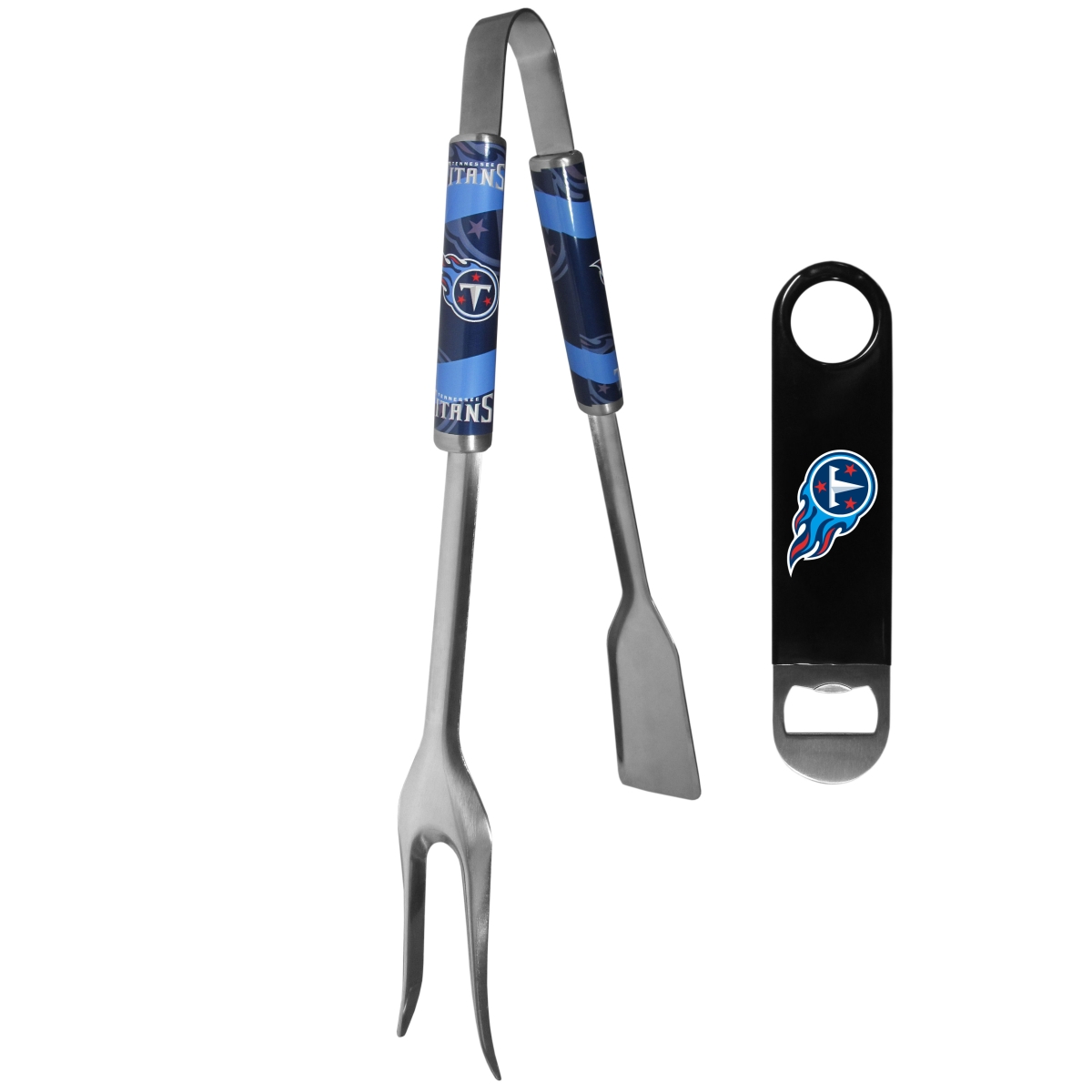 Picture of Siskiyou FBQM185LBO Unisex NFL Tennessee Titans 3-in-1 BBQ Tool & Bottle Opener - One Size