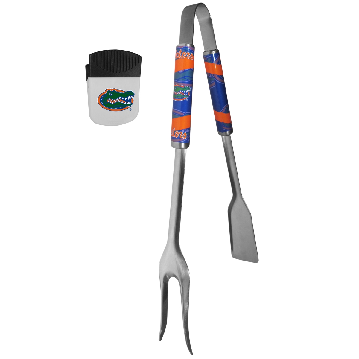 Siskiyou CBQM4PMC Unisex NCAA Florida Gators 3-in-1 BBQ Tool & Chip Clip - One Size