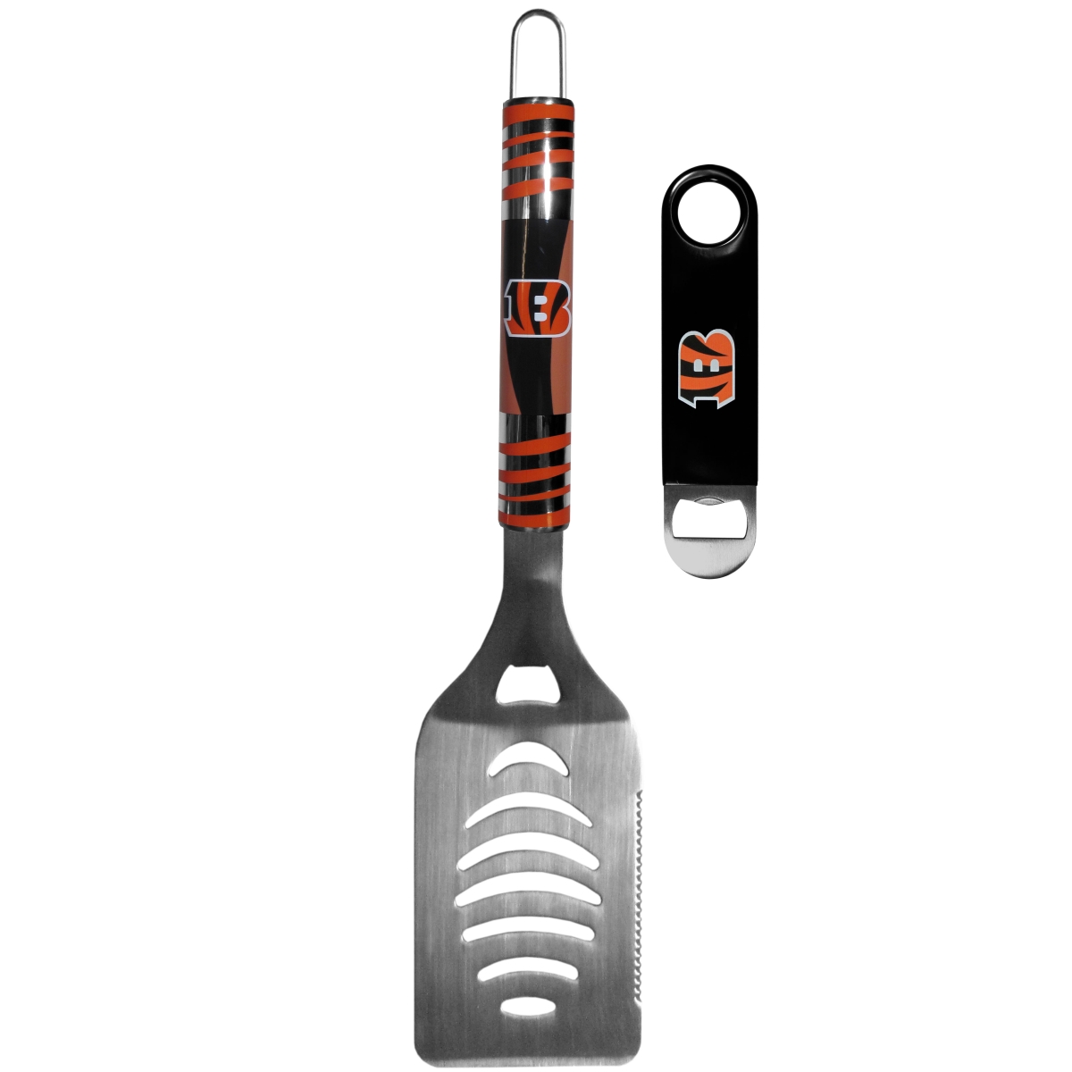 Picture of Siskiyou FTGS010LBO Unisex NFL Cincinnati Bengals Tailgate Spatula & Bottle Opener - One Size