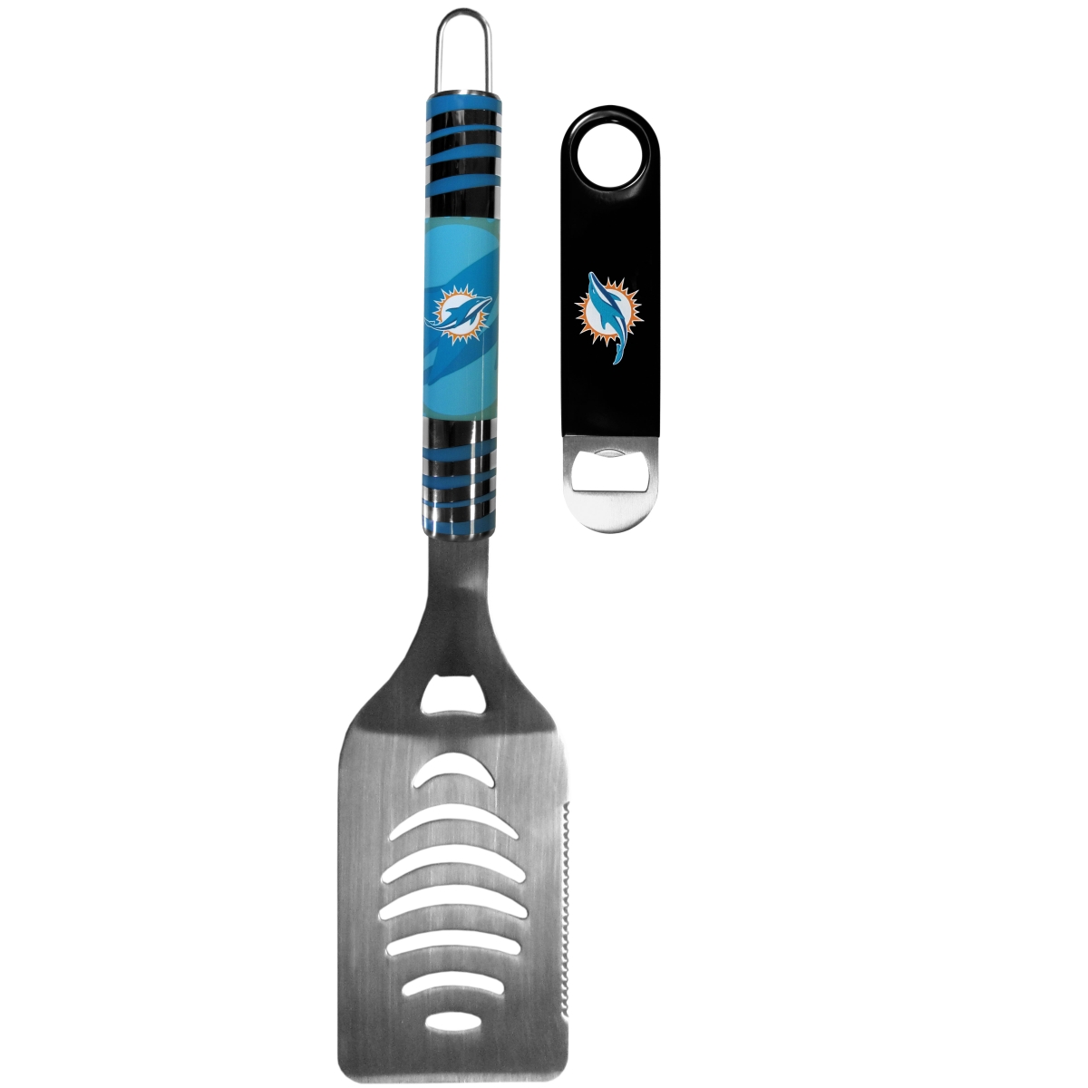 Picture of Siskiyou FTGS060LBO Unisex NFL Miami Dolphins Tailgate Spatula & Bottle Opener - One Size