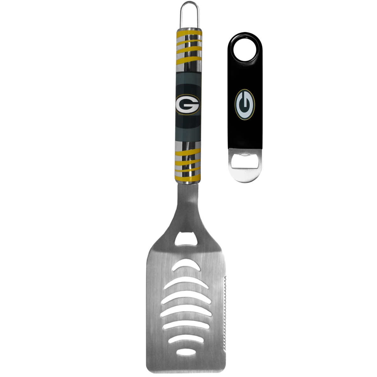 Picture of Siskiyou FTGS115LBO Unisex NFL Green Bay Packers Tailgate Spatula & Bottle Opener - One Size