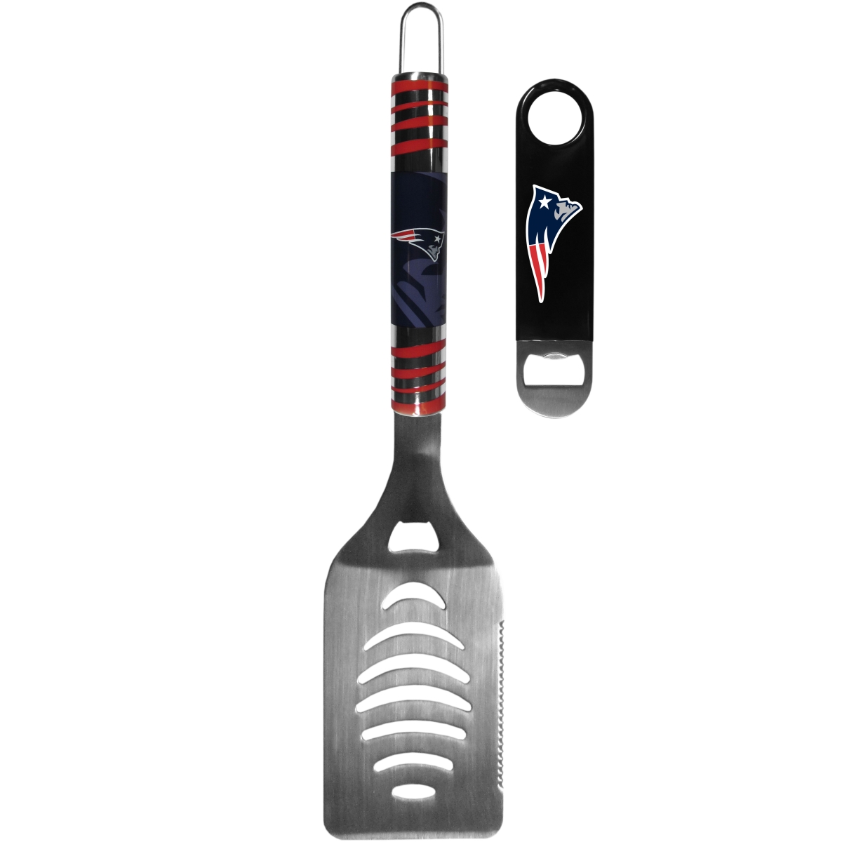 Picture of Siskiyou FTGS120LBO Unisex NFL New England Patriots Tailgate Spatula & Bottle Opener - One Size