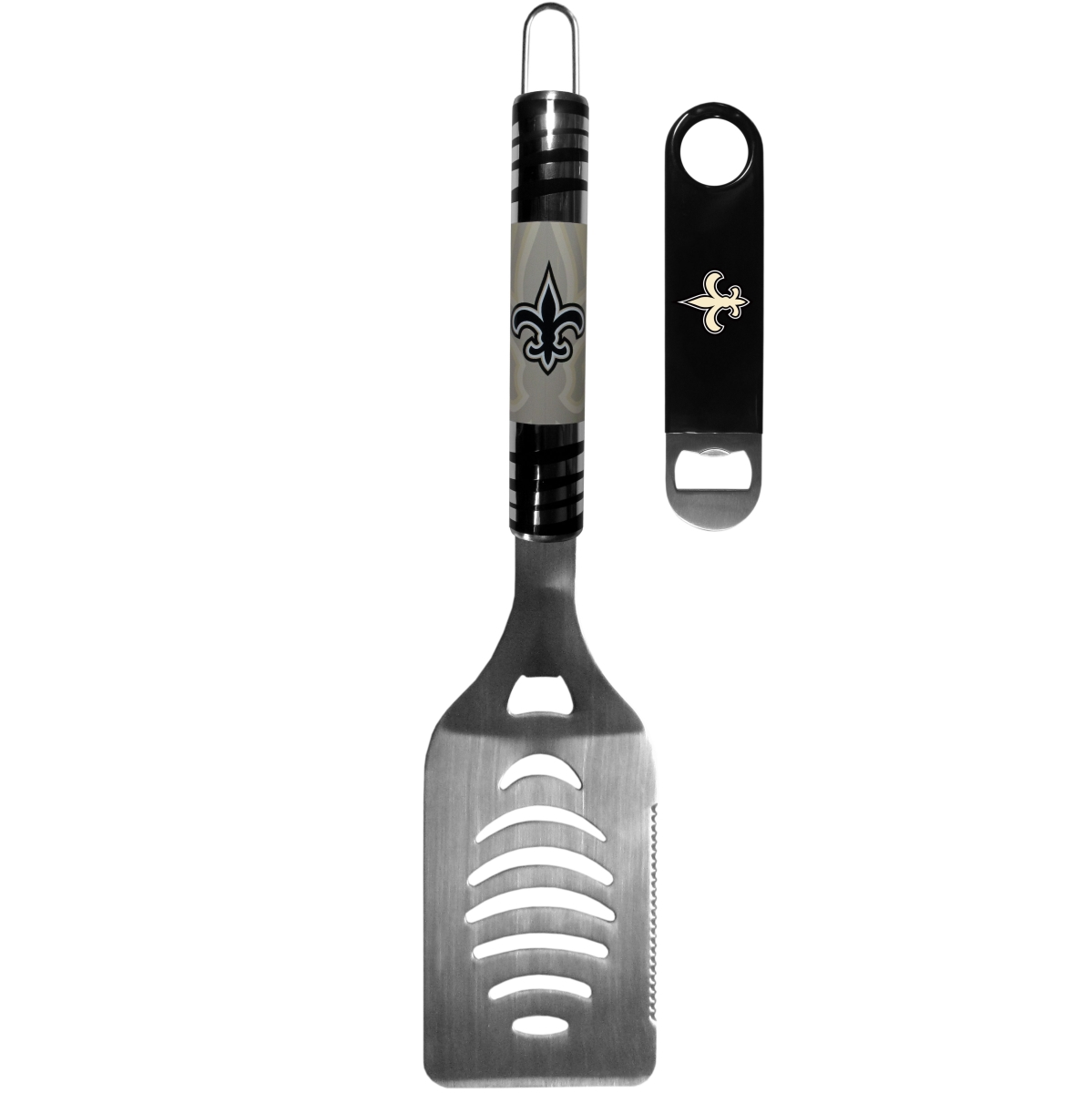 Picture of Siskiyou FTGS150LBO Unisex NFL New Orleans Saints Tailgate Spatula & Bottle Opener - One Size