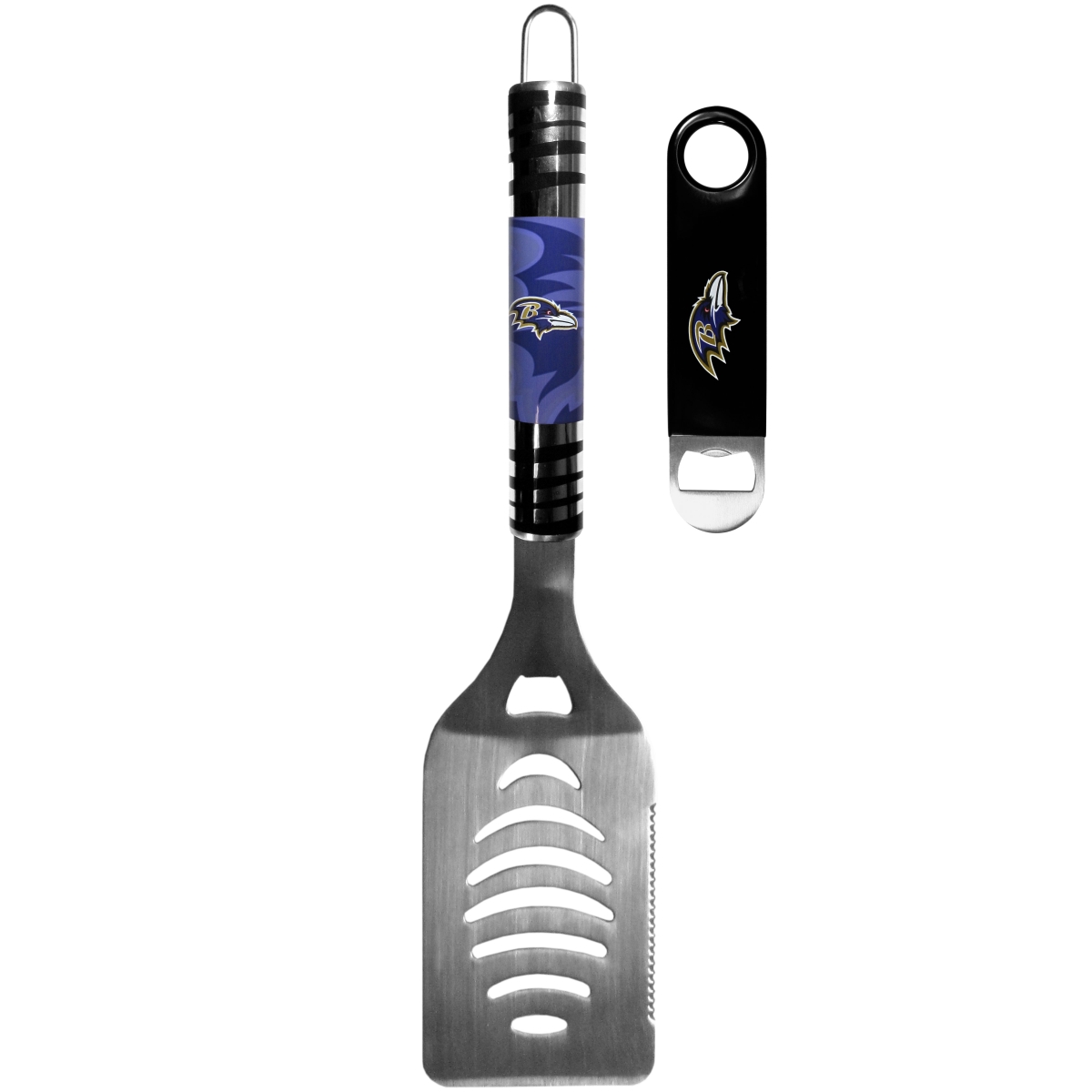 Picture of Siskiyou FTGS180LBO Unisex NFL Baltimore Ravens Tailgate Spatula & Bottle Opener - One Size
