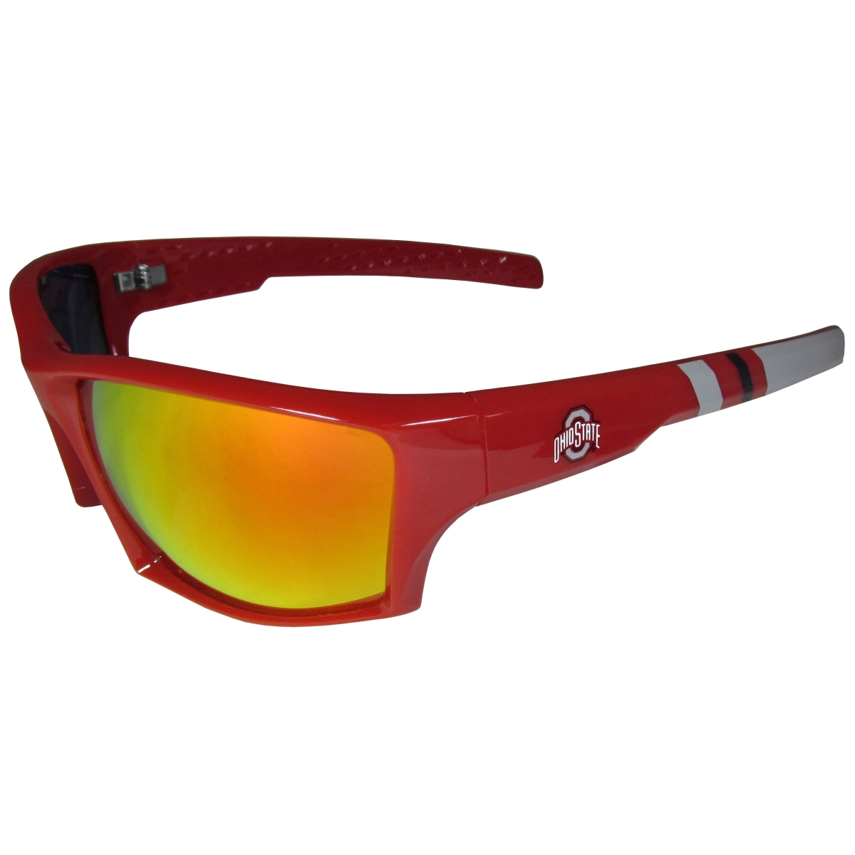 Siskiyou  Unisex NCAA Ohio State Buckeyes Edge Wrap Sunglasses - One Size