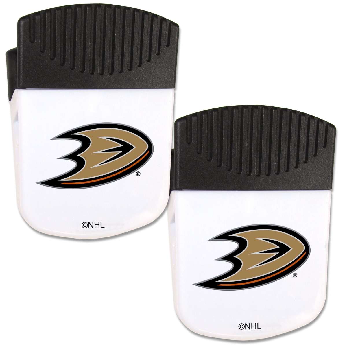 Picture of Siskiyou 2HPMC55 Unisex NHL Anaheim Ducks Chip Clip Magnet with Bottle Opener - Pack of 2