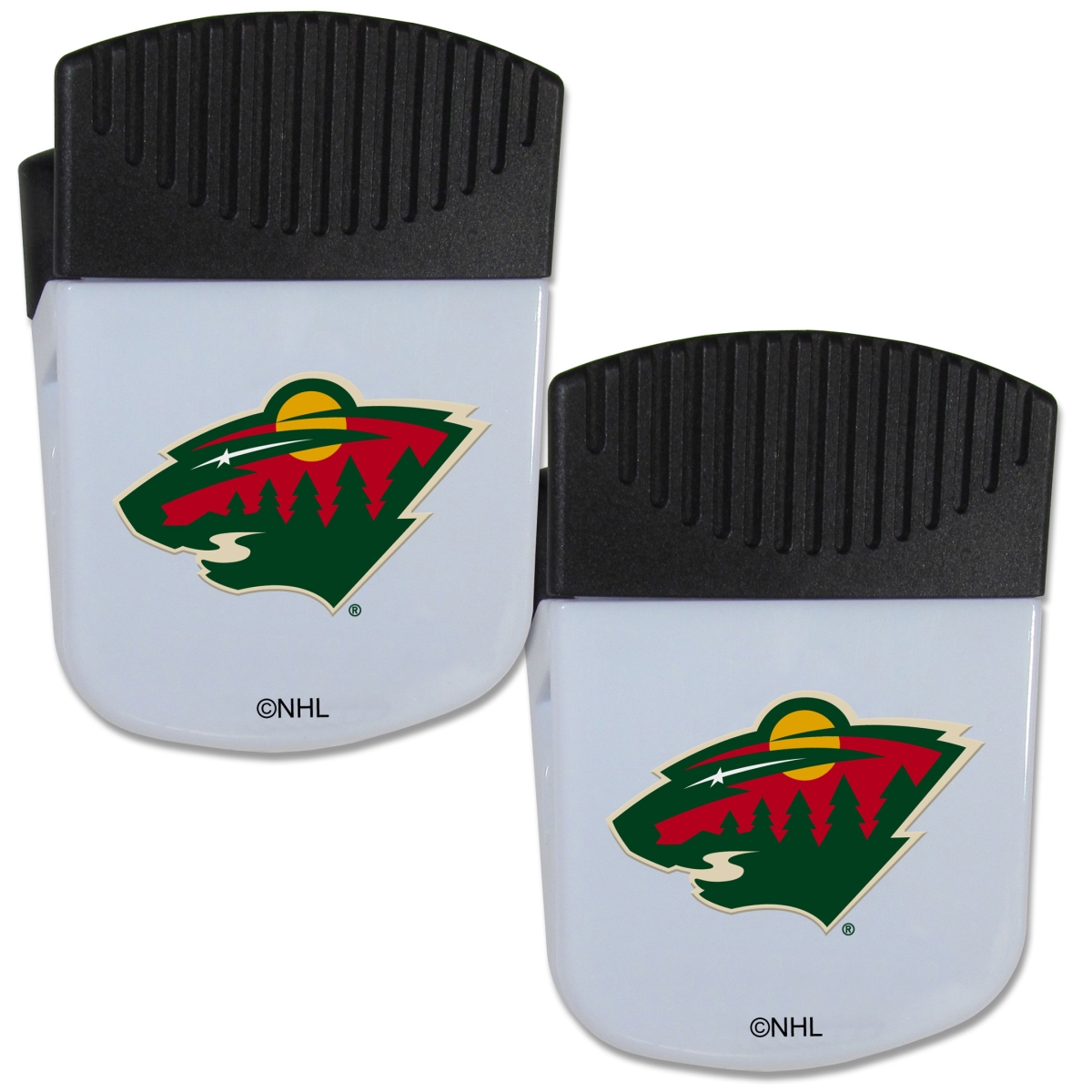Picture of Siskiyou 2HPMC145 Unisex NHL Minnesota Wild Chip Clip Magnet with Bottle Opener - Pack of 2