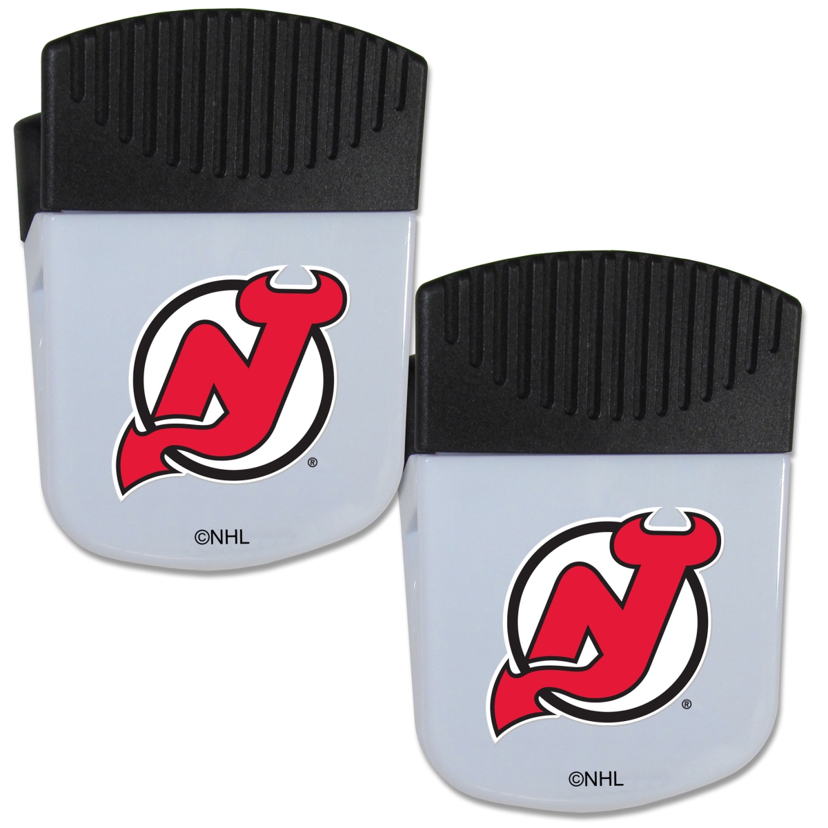 Picture of Siskiyou 2HPMC50 Unisex NHL New Jersey Devils Chip Clip Magnet with Bottle Opener - Pack of 2