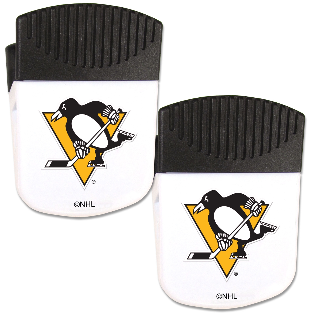Picture of Siskiyou 2HPMC100 Unisex NHL Pittsburgh Penguins Chip Clip Magnet with Bottle Opener - Pack of 2
