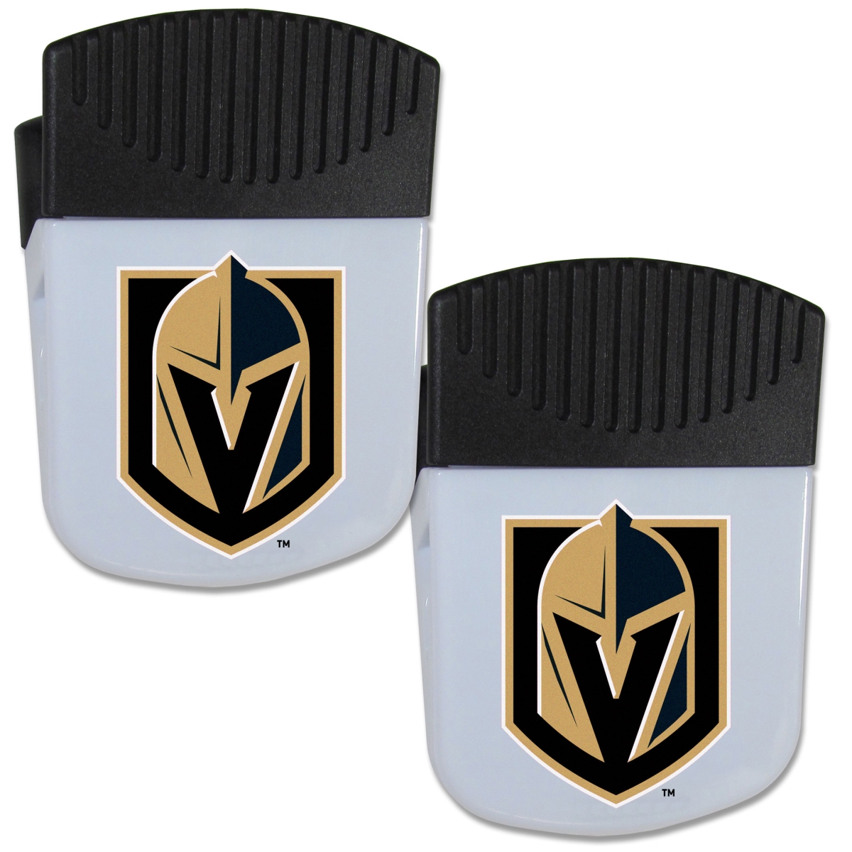 Picture of Siskiyou 2HPMC165 Unisex NHL Vegas Golden Knights Chip Clip Magnet with Bottle Opener - Pack of 2