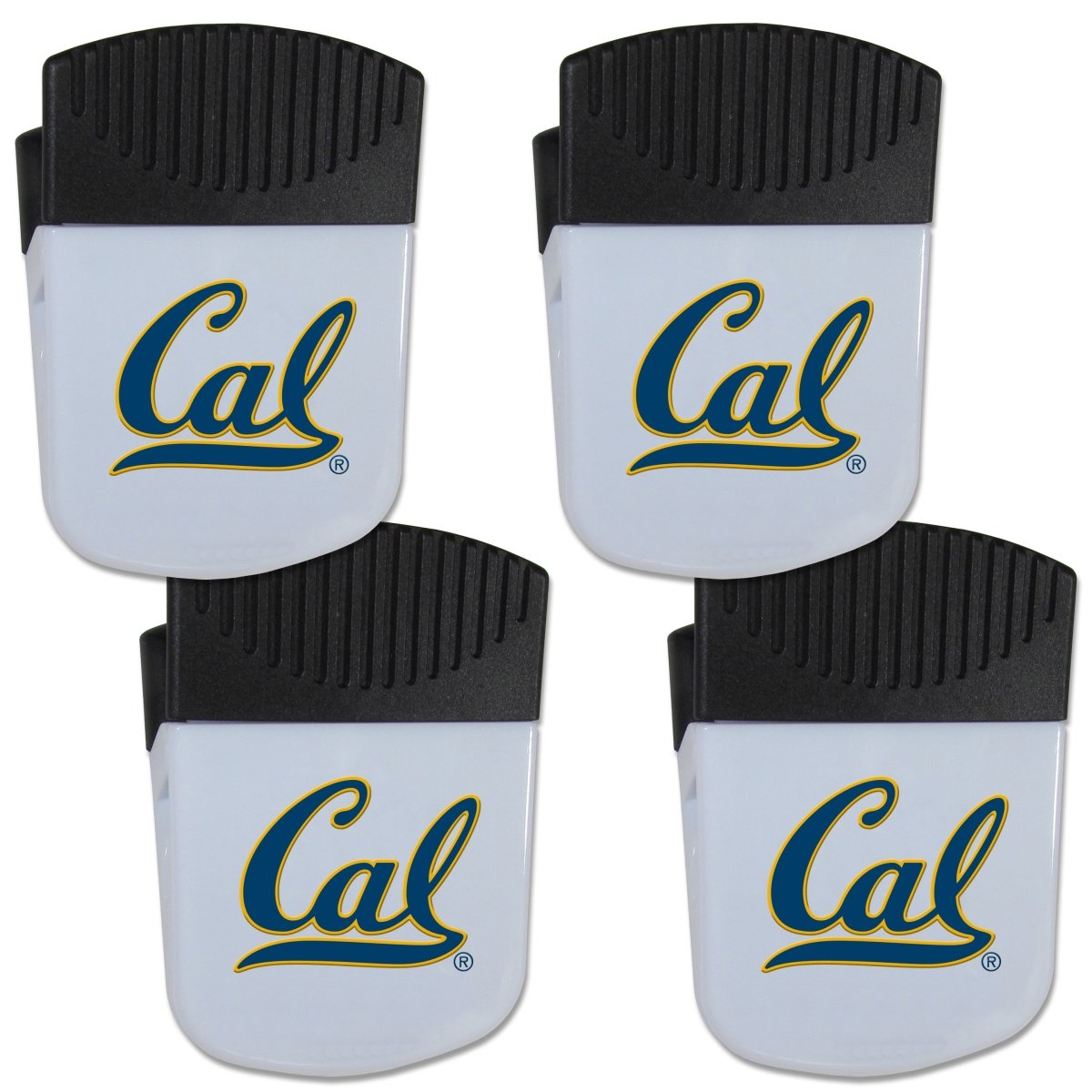 Siskiyou 4CPMC56 Unisex NCAA Cal Berkeley Bears Chip Clip Magnet with Bottle Opener - Pack of 4 -  SiskiyouSports