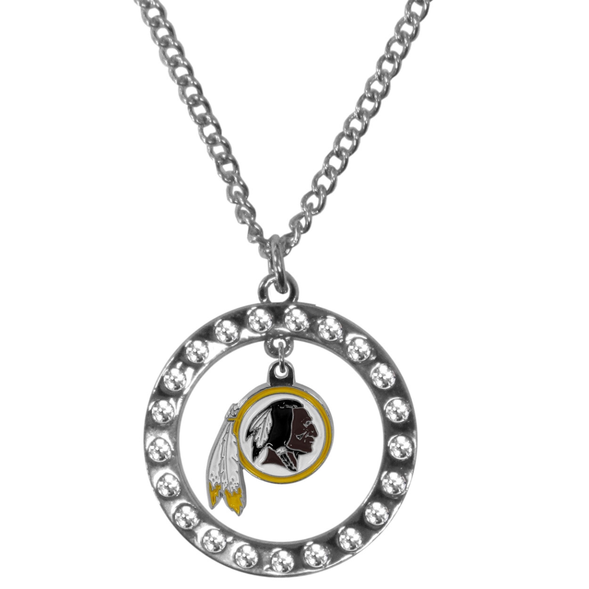 Siskiyou FLNR135 Female NFL Washington Redskins Rhinestone Hoop Necklaces -  SiskiyouSports