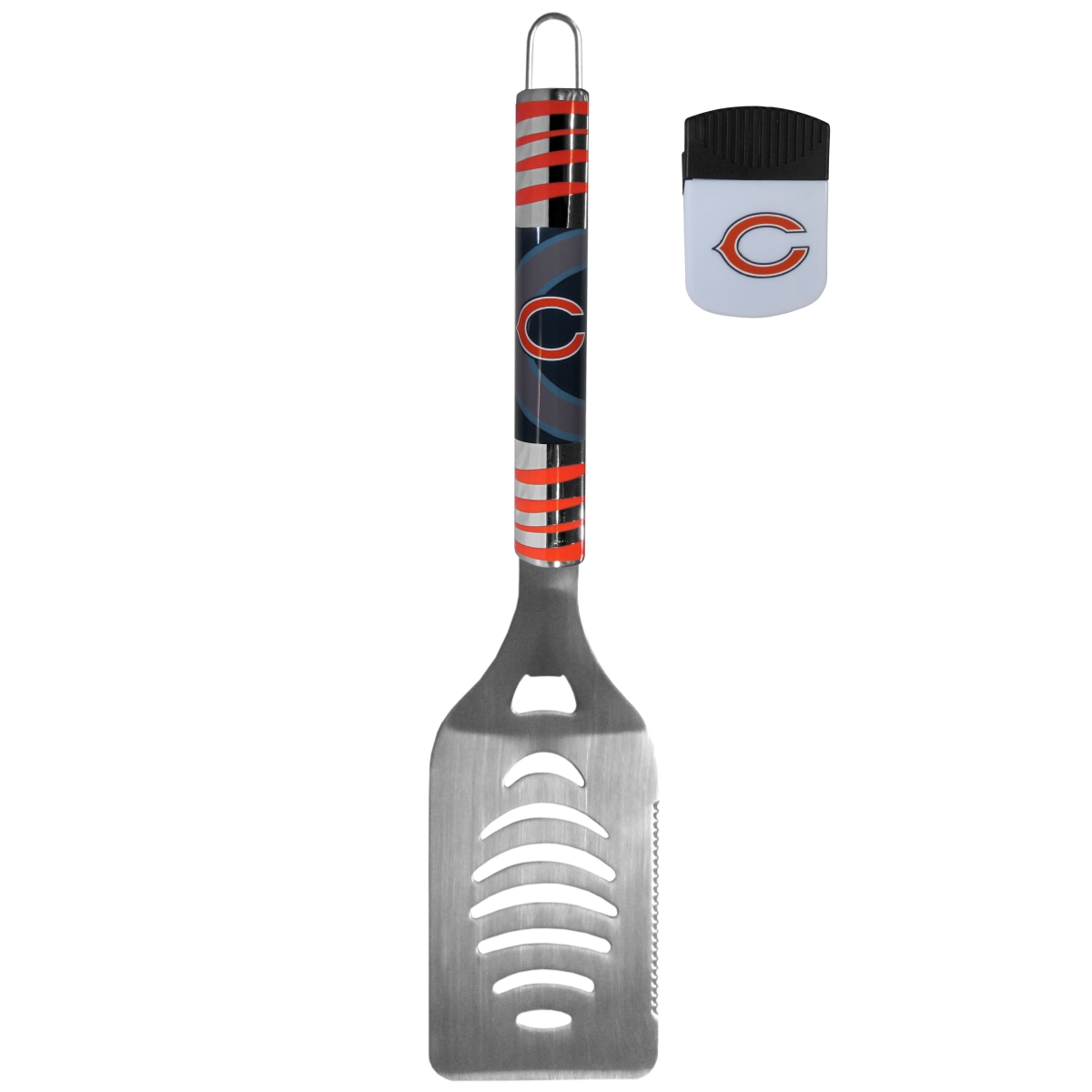 Picture of Siskiyou FTGS005PMC Unisex NFL Chicago Bears Tailgate Spatula & Chip Clip - One Size