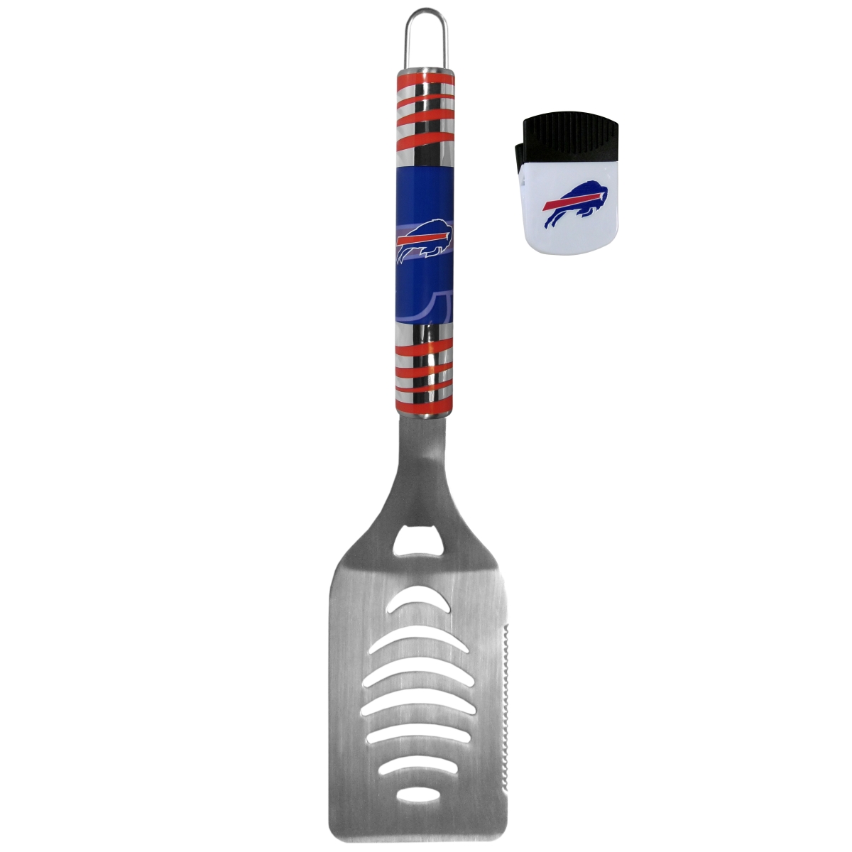 Picture of Siskiyou FTGS015PMC Unisex NFL Buffalo Bills Tailgate Spatula & Chip Clip - One Size
