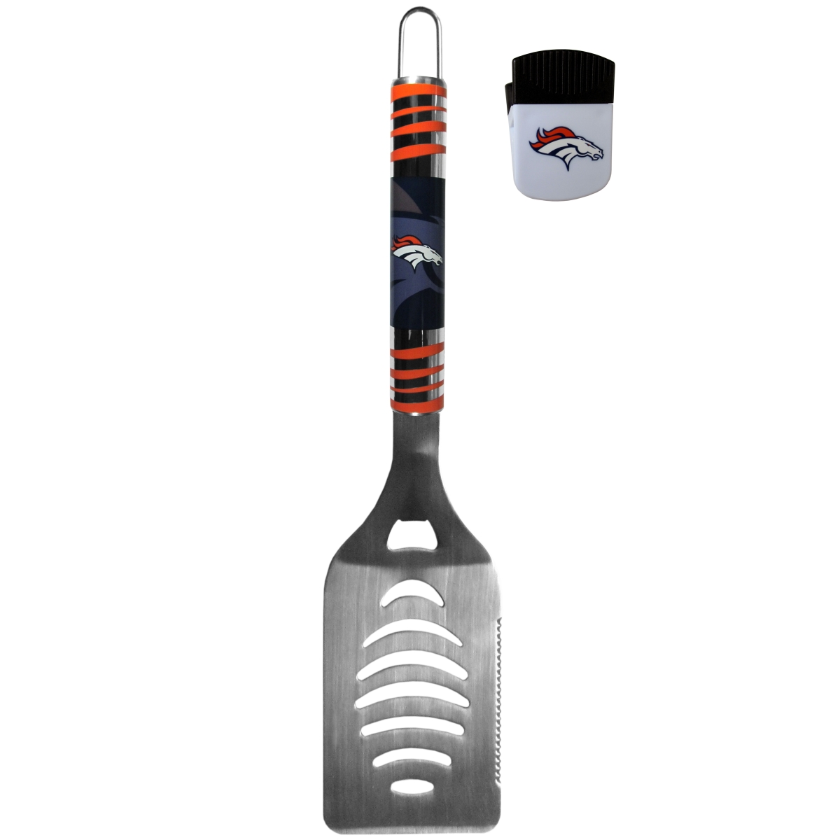 Picture of Siskiyou FTGS020PMC Unisex NFL Denver Broncos Tailgate Spatula & Chip Clip - One Size