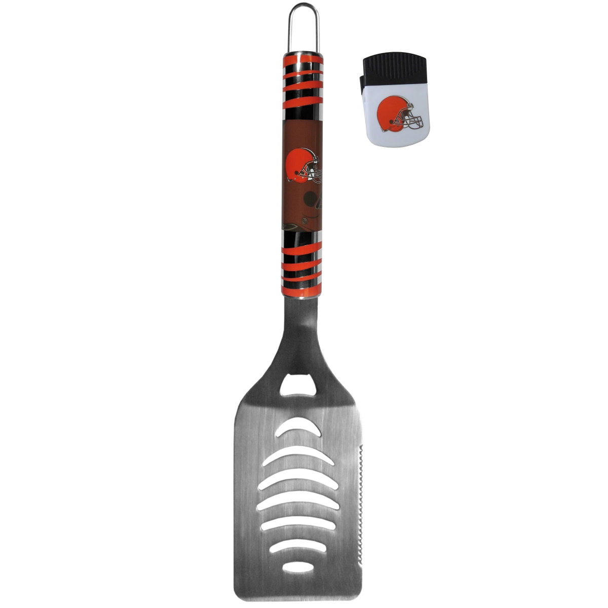 Picture of Siskiyou FTGS025PMC Unisex NFL Cleveland Browns Tailgate Spatula & Chip Clip - One Size