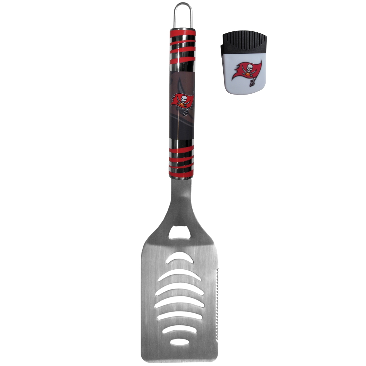 Picture of Siskiyou FTGS030PMC Unisex NFL Tampa Bay Buccaneers Tailgate Spatula & Chip Clip - One Size