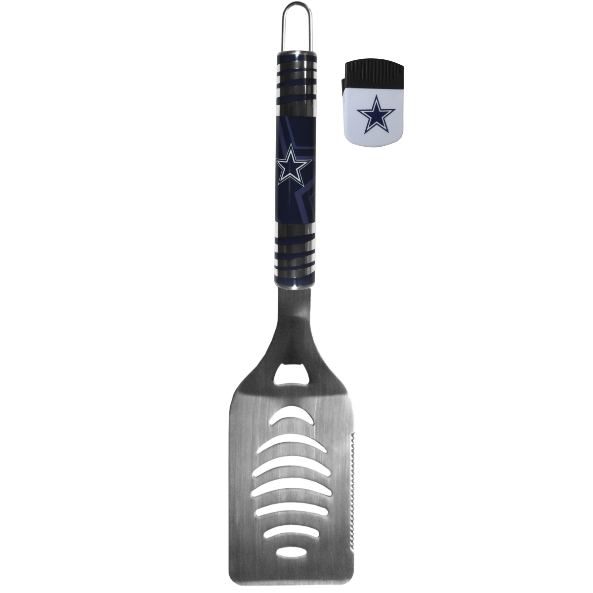 Picture of Siskiyou FTGS055PMC Unisex NFL Dallas Cowboys Tailgate Spatula & Chip Clip - One Size