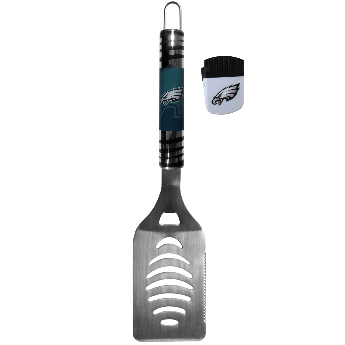 Picture of Siskiyou FTGS065PMC Unisex NFL Philadelphia Eagles Tailgate Spatula & Chip Clip - One Size