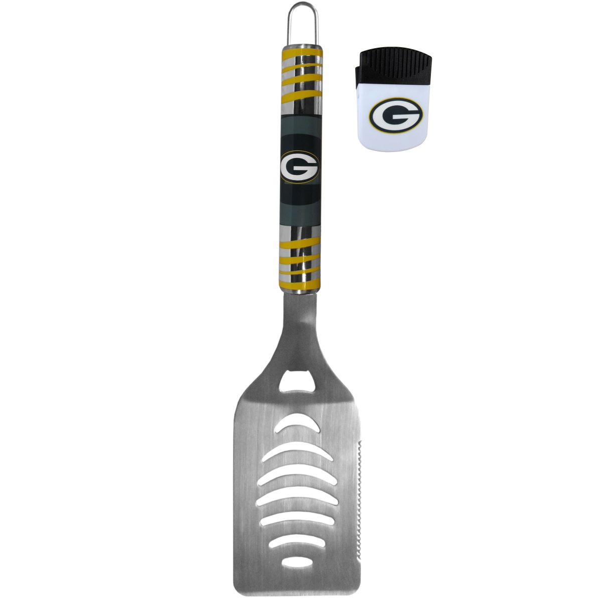 Picture of Siskiyou FTGS115PMC Unisex NFL Green Bay Packers Tailgate Spatula & Chip Clip - One Size