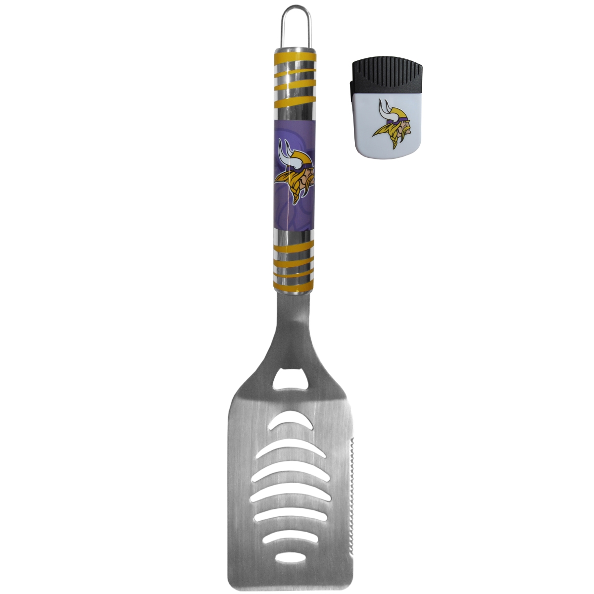Picture of Siskiyou FTGS165PMC Unisex NFL Minnesota Vikings Tailgate Spatula & Chip Clip - One Size