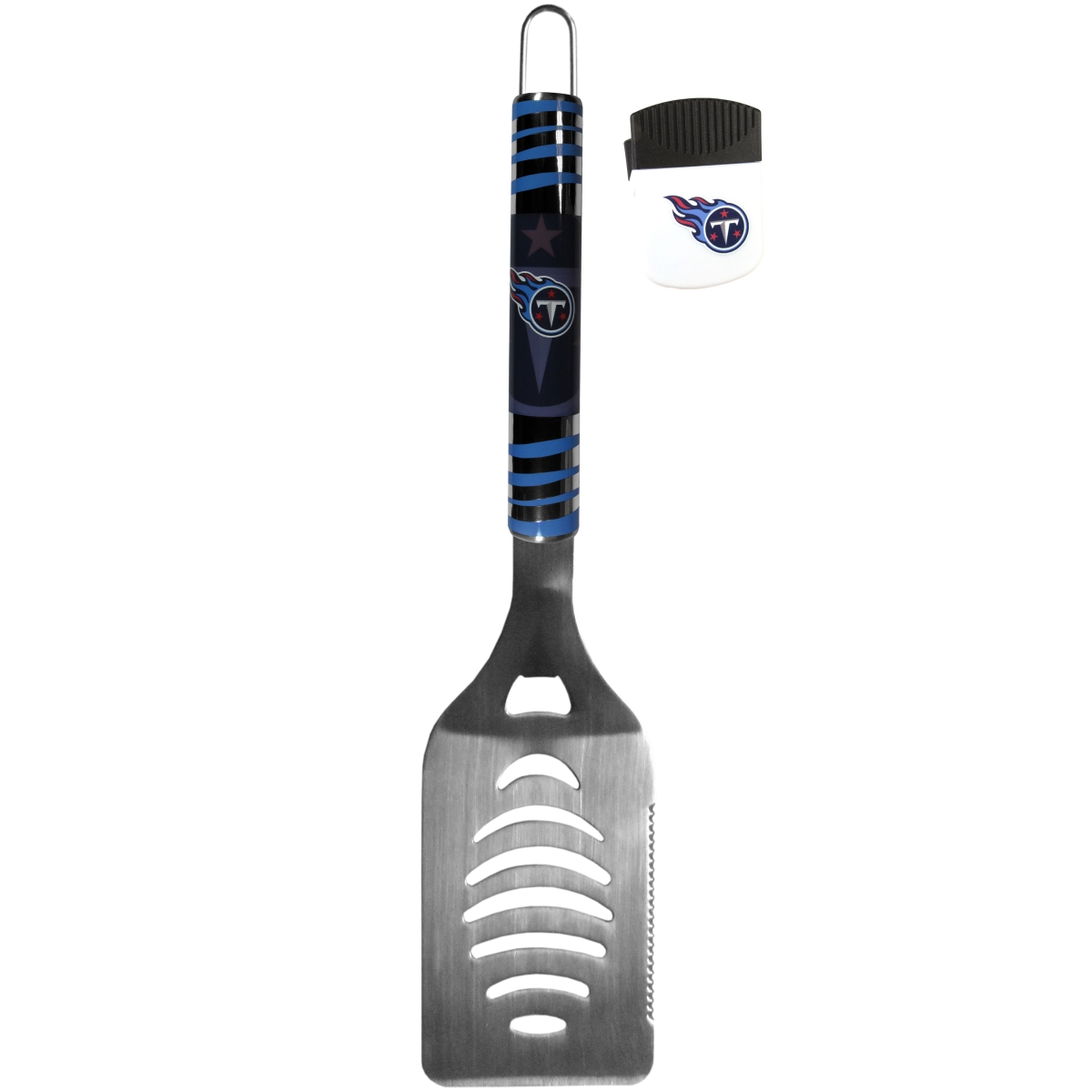 Picture of Siskiyou FTGS185PMC Unisex NFL Tennessee Titans Tailgate Spatula & Chip Clip - One Size